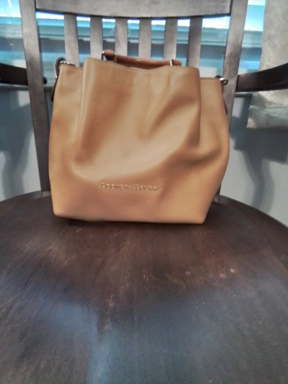 Dooney & Bourke Tan Leather Shoulder Bag